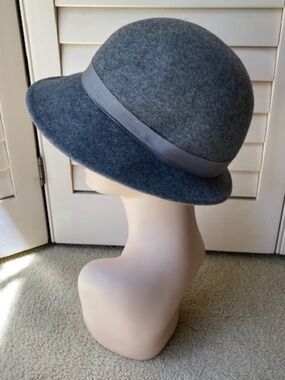 Vintage Lancaster Wool Felt Cloche Hat